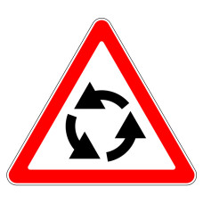 Знак 1.7. Пересечение с круговым движением